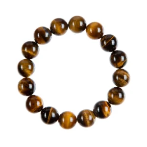 Tigers Eye Stretch Stone Stretch Bracelet 12MM