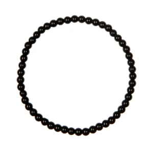 Black Onyx Stone Stretch Bracelet 4MM