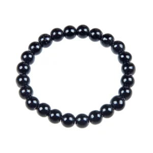 Black Onyx Stone Stretch Bracelet 10MM