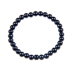 Black Onyx Stone Stretch Bracelet 6MM