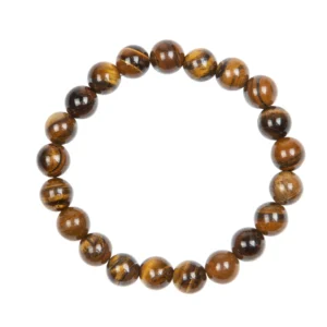 Tiger Eye Stone Stretch Kids Bracelet 8MM