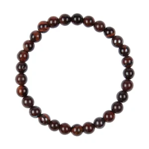 AB Red Tiger Eye Stone Stretch 6MM