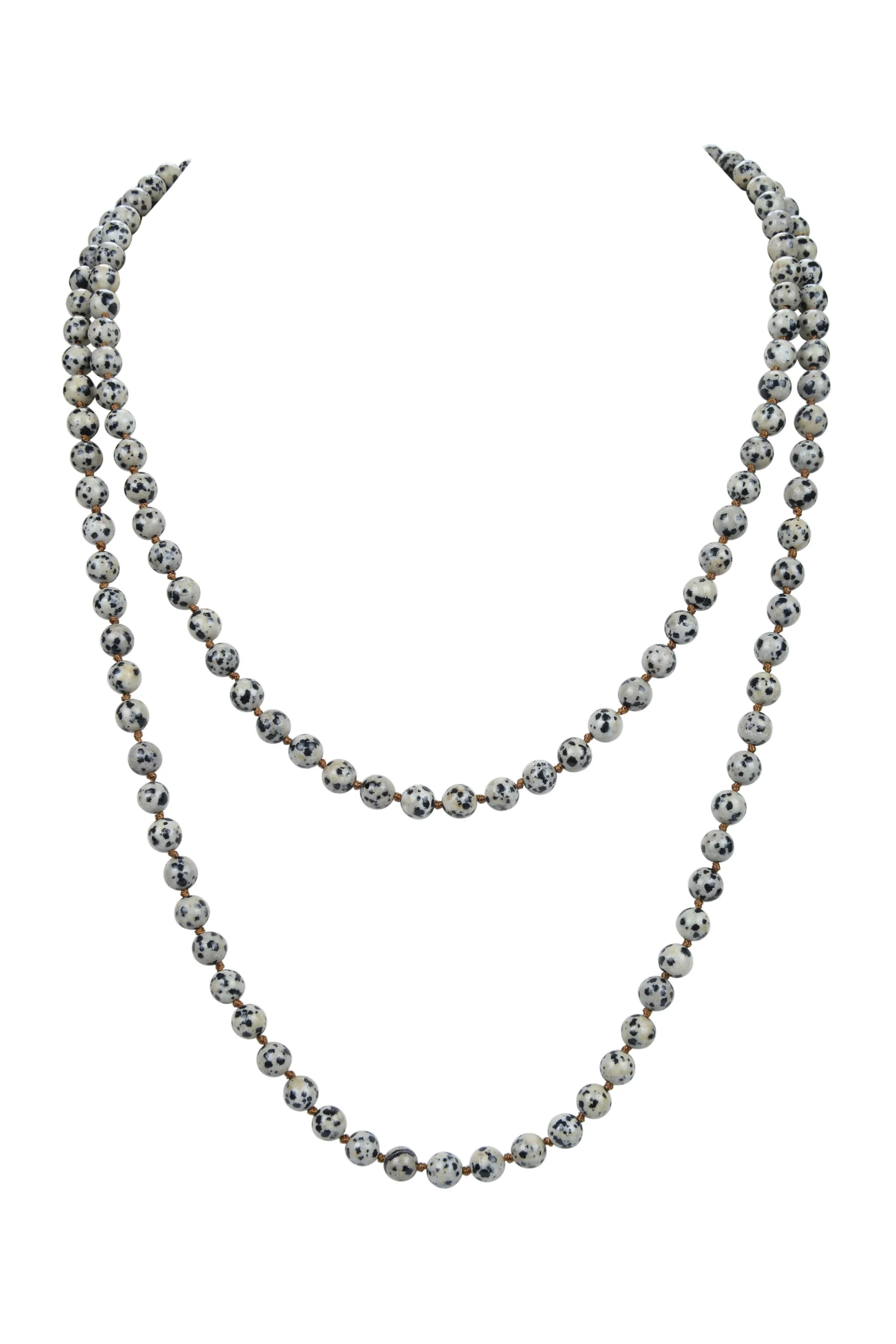 Dalmention Bead Long Necklace
