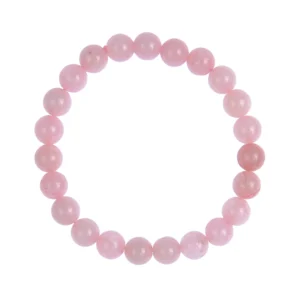 Colored Rose Quartz Stretch Bracelets 8mm