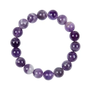 Amethyst Stone Stretch Bracelets 10mm