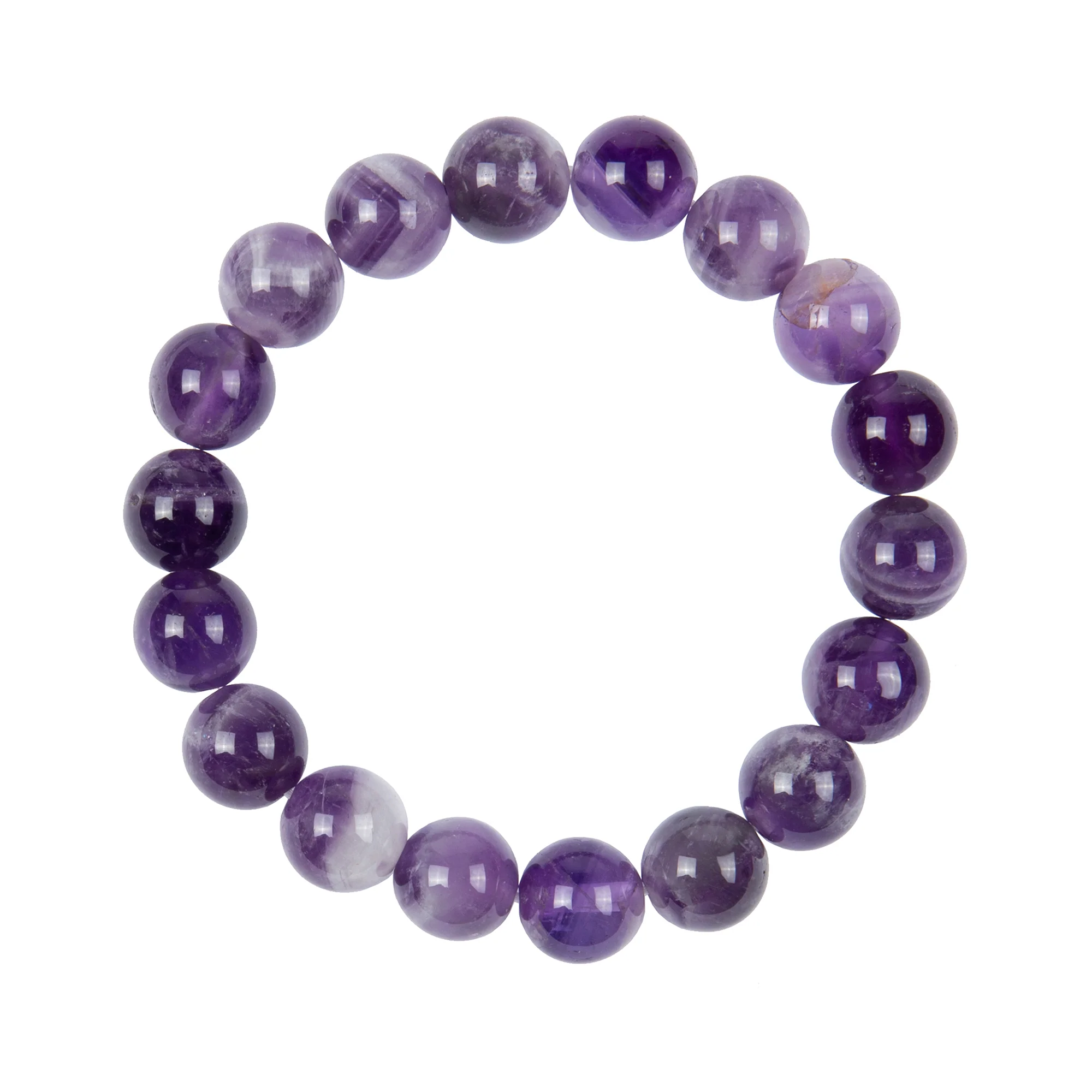 Amethyst Stone Stretch Bracelets 10mm
