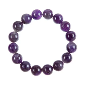 Amethyst Stone Stretch Bracelets
