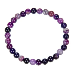 Lace Agate Bracelet 6mm