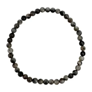 Black Labradorite Bracelet 4mm