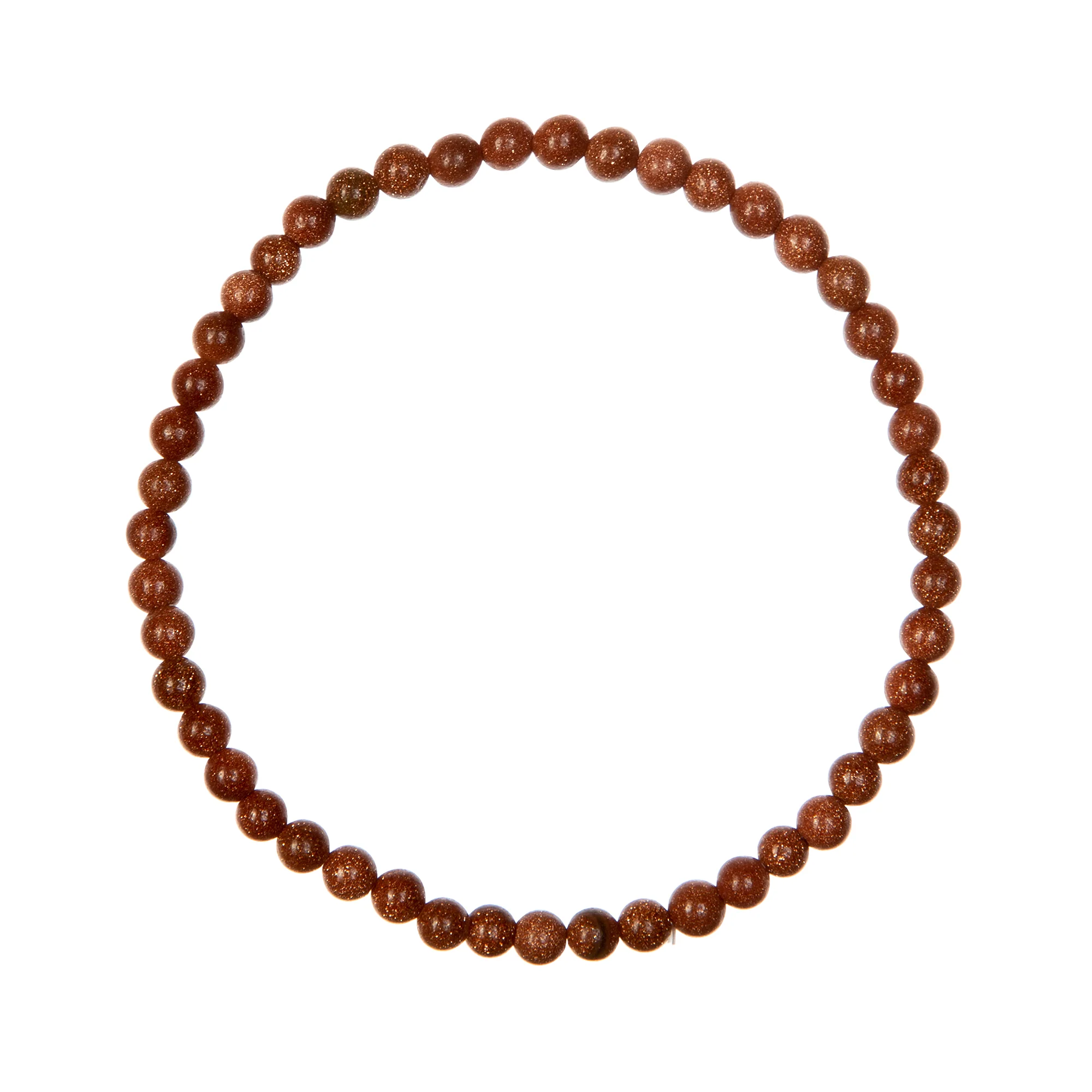 Red Gold Sandstone Bracelet 4mm
