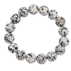 Dalmatian Stone Bracelet 10mm