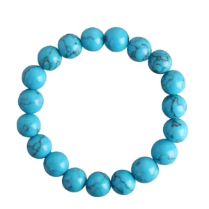 Turquoise Howlite Stretch Bracelet 10mm