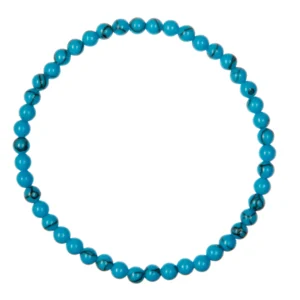 Turquoise Howlite Stretch Bracelet 4MM