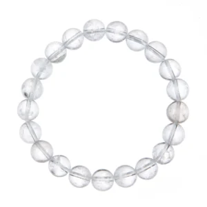 Clear Quartz Stone Stretch Bracelet 10mm